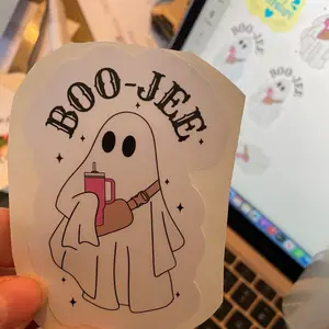 Boo-jee ghost sticker