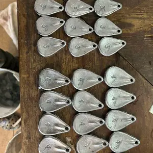 30 pieces fishing sinkers 3 and 4 size