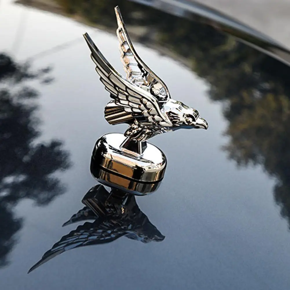 Car Hood Ornament Car Bonnet Front Hood Eagle Ornament Badge Car Decoration Car Modification Accessories