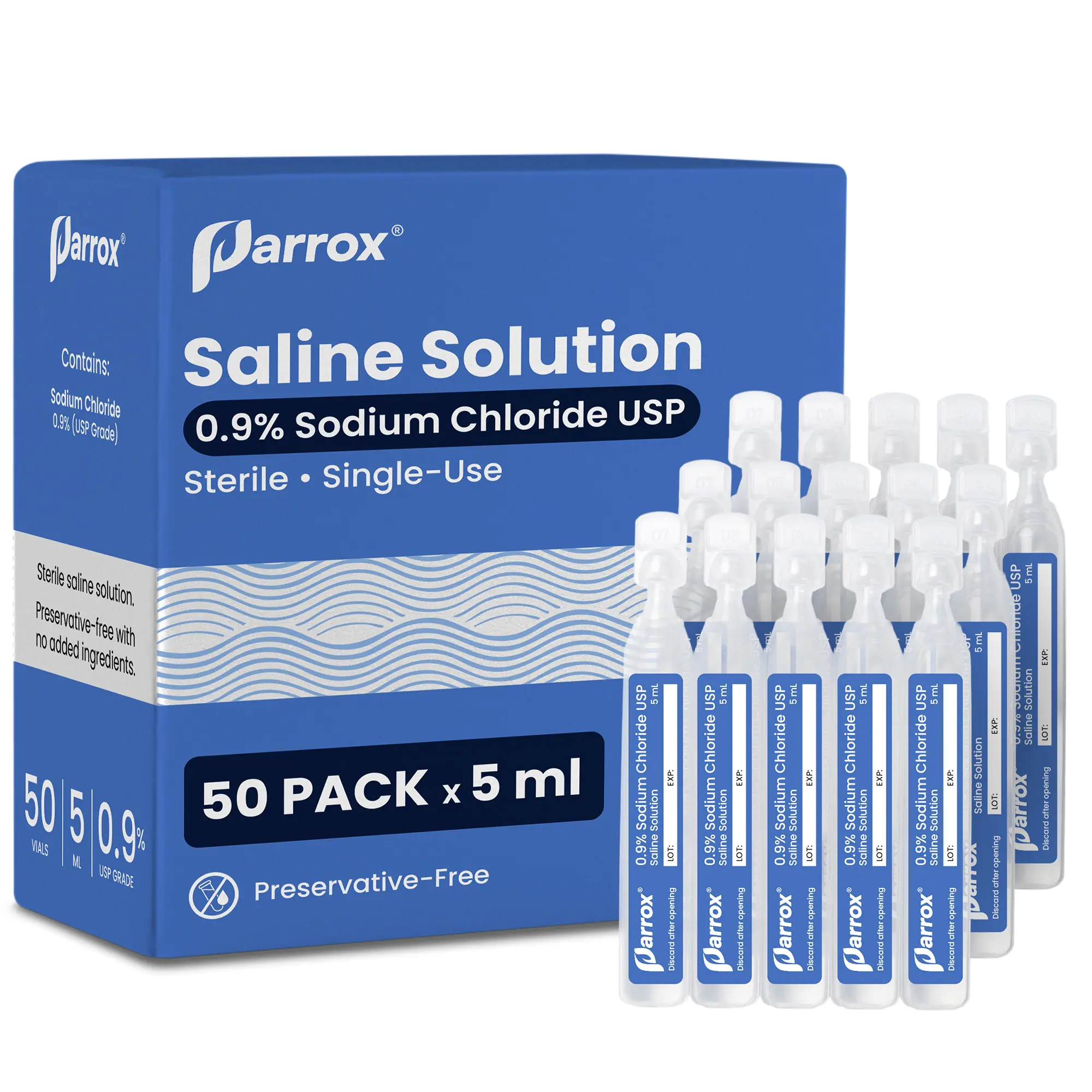 1 Pack (50 x 5mL)