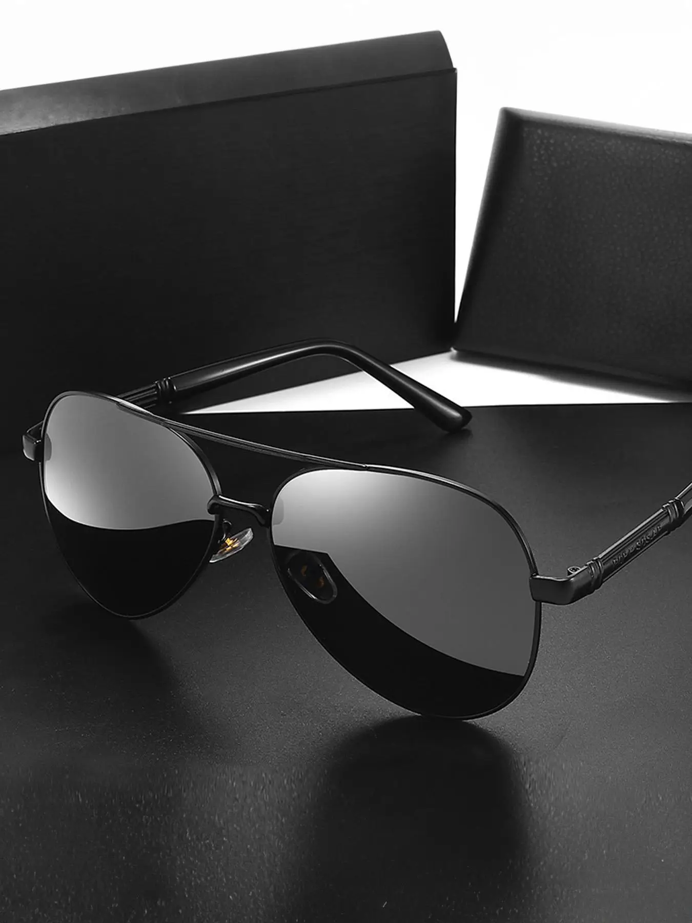 Fashionable Casual Aviator Sunglasses, Simple Design Sunglasses for Everyday Use, Summer Metal Frame Fashion Sunglasses, Travel Accessories, National