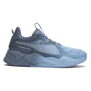 PUMA Mens Rs X Faded Lace Up Sneakers Shoes Casual - Blue