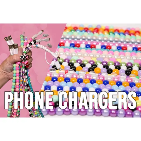 Beaded Charging Cord – Viral TikTok USB-C & Lightning Cable | Buttercup Lynne