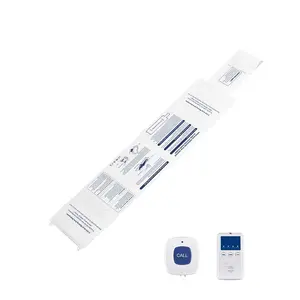 VEVOR Early Alert Bed Alarm System, Wireless Bed and Chair Sensor Pad with Call Button Pager, Pre-Alert Safety Bed Alarms and Fall Prevention for Elderly, Dementia Patients, and Adults