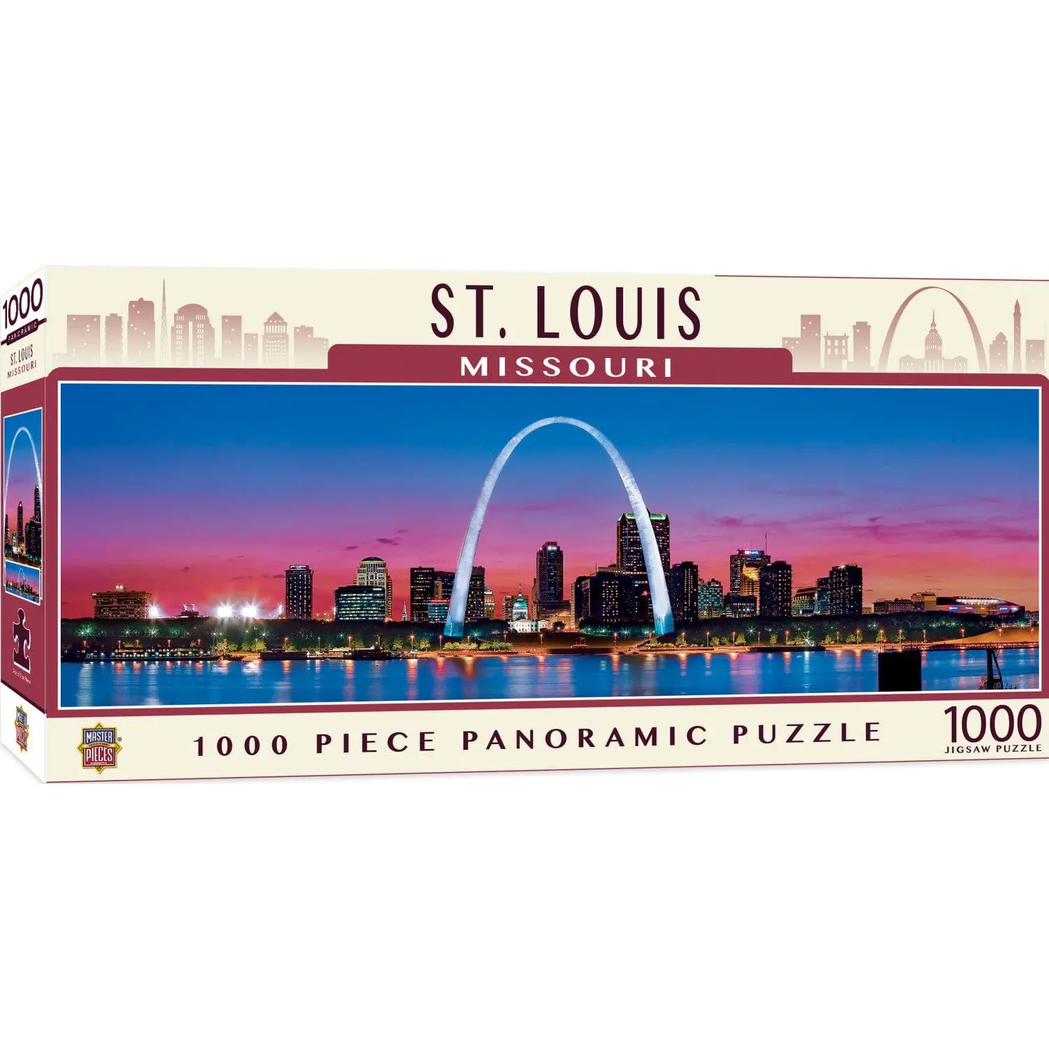 St. Louis, Missouri 1000 Piece Panoramic Jigsaw Puzzle