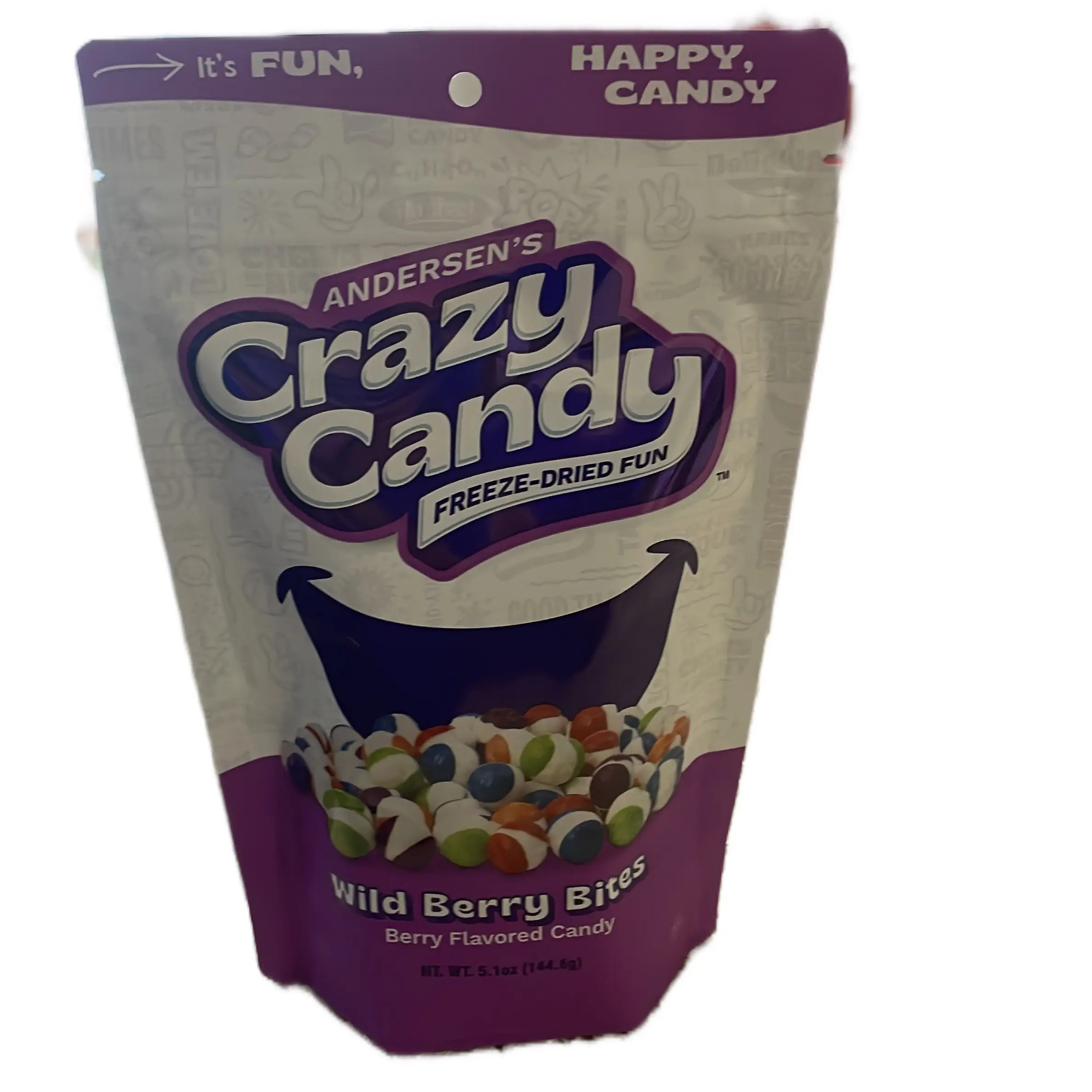 Crazy candy wild berry bites