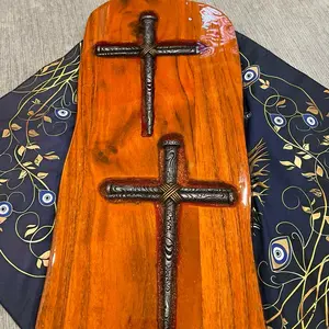 Epoxy Cross Charcuterie Board for Kitchen Chopping