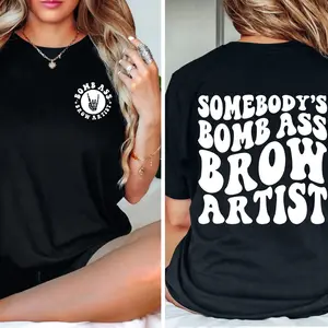 Brow Artist Shirt Gift For Eye Brow Tech Brow Therapist Esthetician T-Shirt Eyelash Extension Lash Tech Gift Cosmetology School Graduate Tee