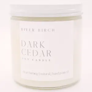 Dark Cedar - 16 oz Clear Jar