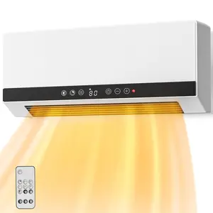 Smart Wall Heater with 3 Modes& PTC heating,Remote Control, Adjustable Thermostat, 24H Timer, Easy Installation for Bedroom, Office, Home Indoor Use Smart Wall Heater with 3 Modes& PTC heating,Remote Control, Adjustable Thermostat, 24H Timer, Easy Installation for Bedroom, Office, Home Indoor Use