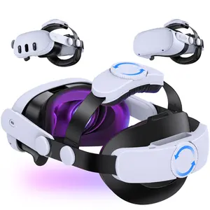 ESYWEN Head Strap Compatible with Meta Quest 2, Double Knob Adjustable Comfortable Head Strap for Oculus Quest 2, Enhanced Support & Comfort Head Strap Accessories, Replacement for Elite Strap