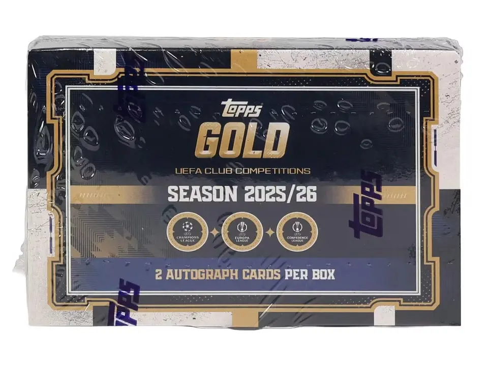 2025-26 Topps Gold UEFA Club Competitions Soccer Hobby Trading Cards LV