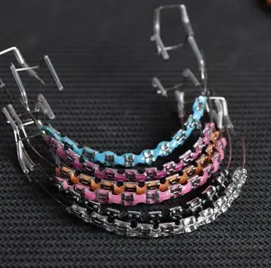 Stish Zipper Temporary Braces Set 2pcs with Novel Upper and Lower Jaw Hooks for Teens and Adults Oral Use