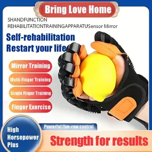 Stroke Rehabilitation Robot Glove, Robot-Assisted Stroke Recovery Device, Hemiplegic Finger Strength Training Device, Adjustable Intensity Healthcare Hand Healthcare Hand Tool Bathroom