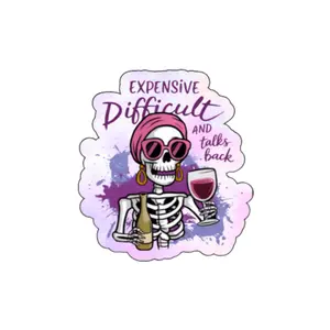 Expensive, Difficult, and Talks Back Holographic Sticker