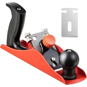 Adjustable Hand Planer with 2 Inch Replacement Blade, Wood Planer for Woodworking, Smoothing Bench Plane Jointer Plane for DIY Door Installation