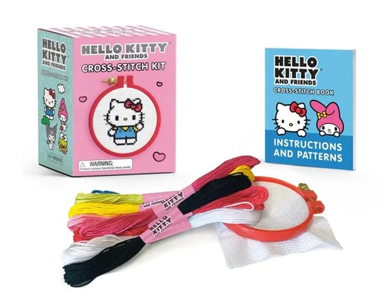 Hello Kitty and Friends Cross-Stitch Kit -- Sosae Caetano - Paperback