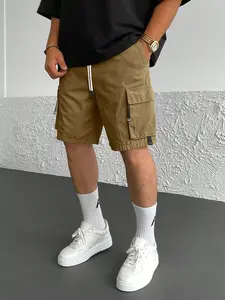 Men's Fashion Workwear Half Shorts, Soft Skin-Friendly Fabric, Large Pockets, Casual Daily Wear, Commuter Suitable