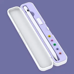 Portable Compact Pencil Case for Apple Pencil 1st/2nd Gen, 19cm/7.48inch Shockproof Storage Box, Durable Protection for Stylus & Tips