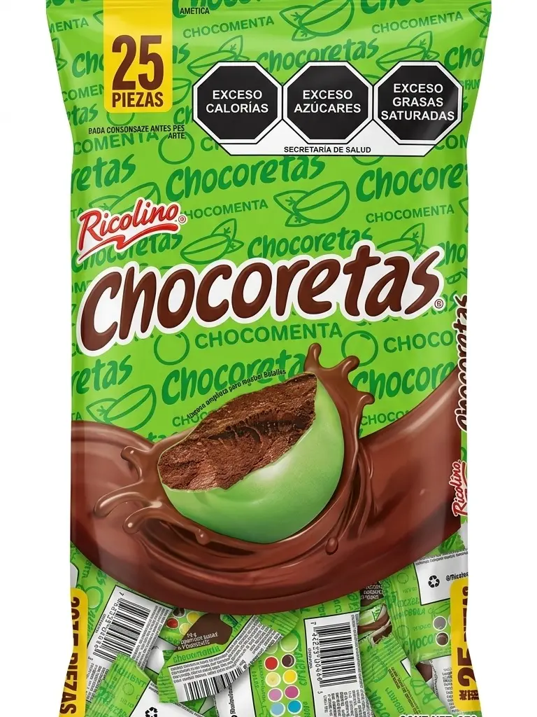 Chocoretas Chocolate Covered Peppermint Candy – Ricolino