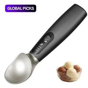 USB Rechargeable Electric Heated Ice Cream Scoop Spoon with Heating Function, Ideal Kitchen Gadget for Home Use #GLOBAL PICKS
