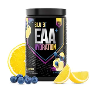 HOSSTILE Silo[9] Essential Amino Acids - 30 Servings, EAA & BCAA Powder Supplement with Electrolytes for Hydration & Muscle Support Protein