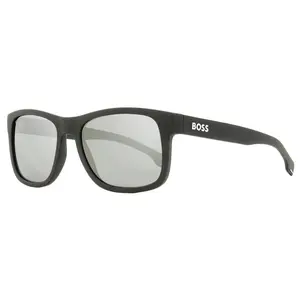 Boss Rectangular Sunglasses B1568S 003T4 Matte Black 55mm