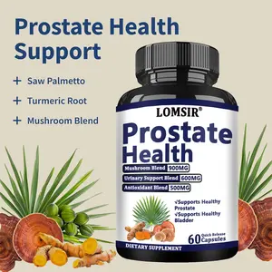 Prostate Health Supplement for Men with Saw Palmetto, Plant Sterols, Zinc & Magnesium - Supports Healthy Prostate Function and Urinary Health - 60 Capsules