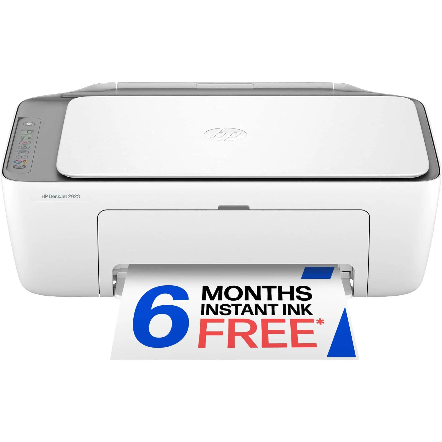 DeskJet 2923 Wireless All-in-One Inkjet Printer, Scanner, Copier, AI-Enabled with 6 Months of Instant Ink