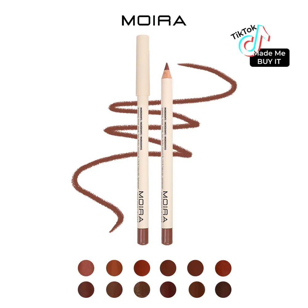 MOIRA | Must-Have Lip Liner Pencil (004, Warm Toast) | Creamy High-Pigment Formula for Smooth, Long-Lasting Lip Definition, Shade