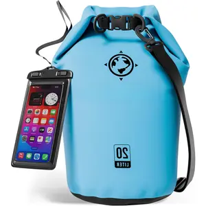 Waterproof Backpack Dry Bag for Women Men, Floating Bag Dry Backpack 5L/10L/20L/30L/55L, Dry Bags Waterproof for Kayaking, Boating, Canoeing, Rafting, Hiking, Camping Blue Pink Outdoor Green Boater Protection