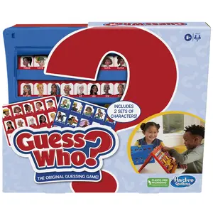 Guess Who? Original Guessing Board Game, Easy to Load Frame, Double-Sided Character Sheet