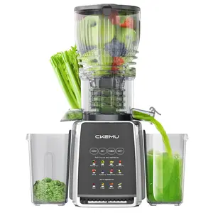 Ckemu 300W Slow Juicer | Cold Press for Nutrient-Rich Juices | 110-120V 60Hz | FDA, UL, FCC Compliant