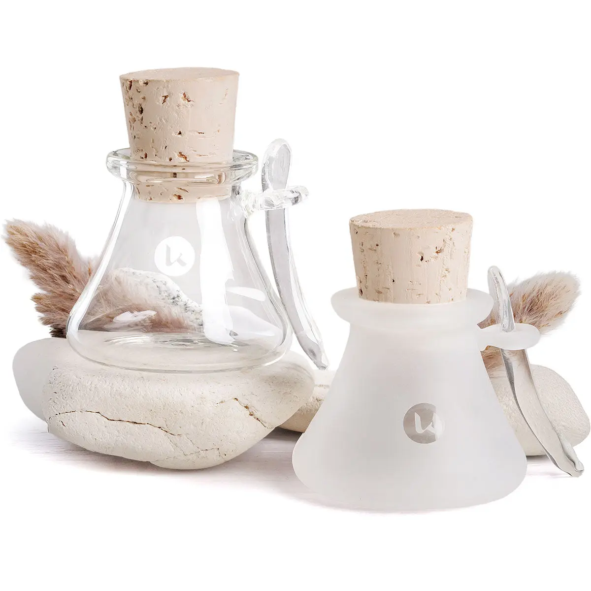 Hand Blown Glass Jar