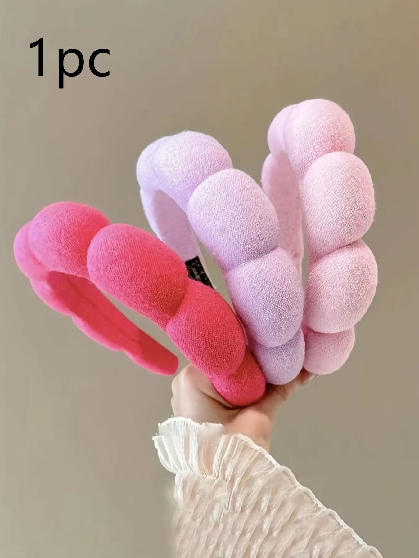 Sweet high-top cloud-shaped hairband for women, elastic and soft cloud-shaped hairband, face-washing hair tie, cute home hair accessory, yoga hair tie, daily casual hair accessory, Headbands