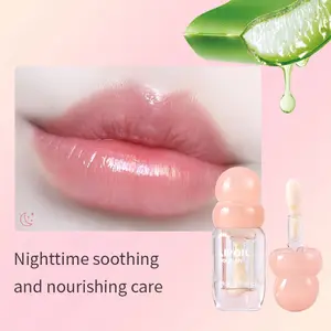 Day & Night Moisturizing Plumping Lip Oil Set, Lip Plumper, Lip Moisturizer Gloss, Non-Sticky Lip Care Kit, Hydrating Lip Balm for Soft Lips, Essential Beauty Routine, Moisture, Hydrate