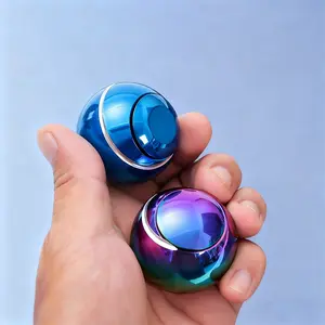 Fidget Spinner Desktop Toys, Kinetic Spinning Ball for Anxiety Relief, Optical Illusion Fidget Toy for Adults, Kids, Office & Home Use, Stress Relief Gadgets