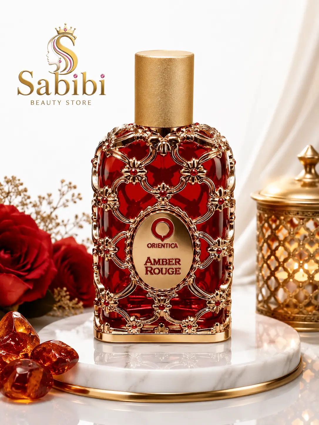 Amber Rouge Eau de Parfum sold by Sabibi Beauty Store