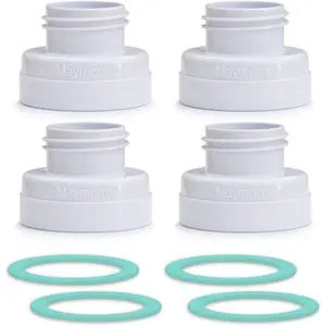 Conversion Kit Compatible with Medela Breast Pumps (Selected) to be Compatible with Avent Classic Bottles, Avant Natural PP Bottle and speCtra Wide-mouth Bottles Thread Changer; w Sealing Rings