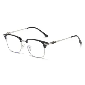 Eyeglasses with Blue Light Blocking, Unisex Full Rim Acetate Frame for Gaming and Reading, Ultra Light High Definition Lenses, High Definition Glasses
