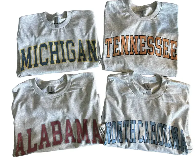 Vintage Varsity College T Shirt State Varsity T Shirt Vintage Varsity College T Shirt State Varsity T Shirt