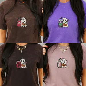 Embroidered Halloween Alani Ghost Sweatshirt, Alani Ghost Sweatshirt, Ghost Energy Drink Sweatshirt, Cute Ghost Sweatshirt