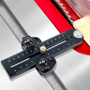 Safety Table Saw Jig, Thin Rip Jig for Making Repetitive Narrow Thin Strip Cuts, Metal Fast Thin Ripping Guide for Table Saw Band Saw Router