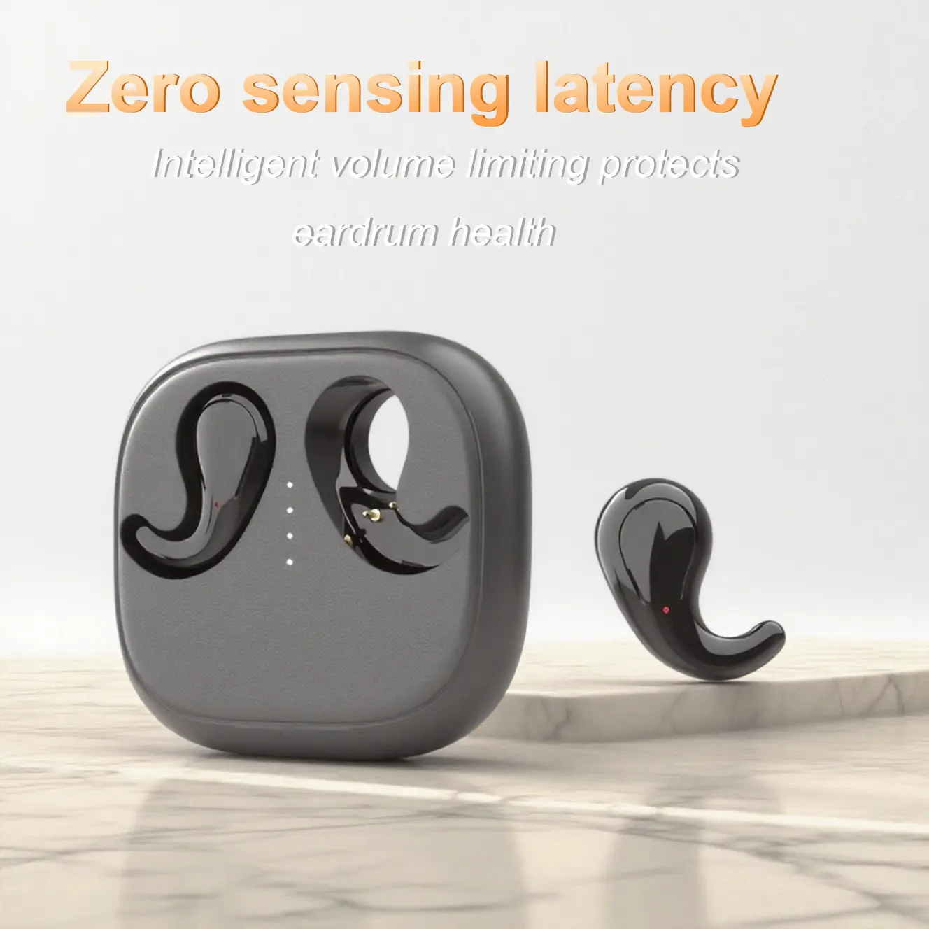 T70 In-Ear Cordless Bluetooth 5.3 Headset - Active Noise Cancellation, Hi-Fi Stereo Audio, Low Latency Gaming, Ultra-Long Battery, Sweatproof Waterproof Headphones, Call Function, USB Charging, Quick Connection, Gym Use
