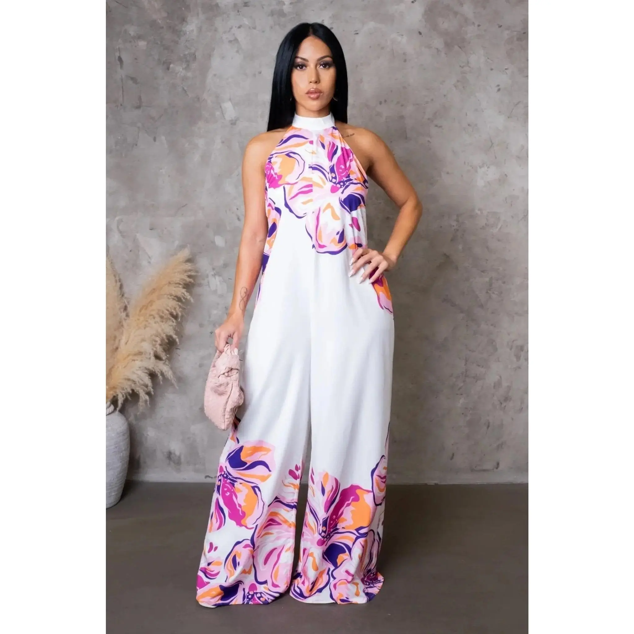 VICKY HALTER JUMPSUIT
