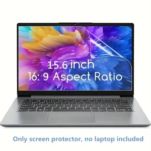 15.6 Inch 16:9 Matte Anti-glare Laptop Screen Protector, Screen Protector with 5H Hardness Plastic Shield, Compatible with HP, DELL, ASUS, Acer, Sony, Samsung, Lenovo, and Toshiba