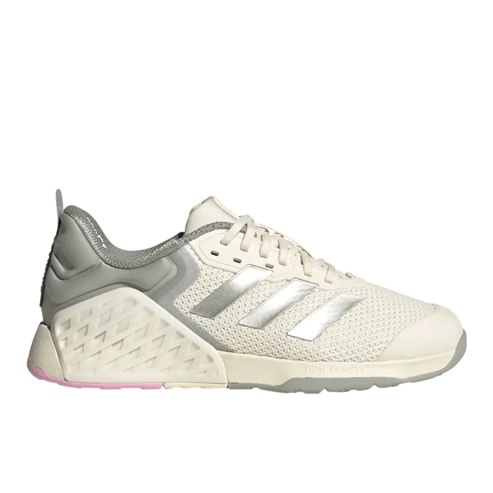 adidas Womens Dropset 3 Training Sneakers Shoes - Grey, Off White