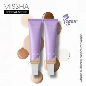 [MISSHA Official] VIRAL BB DUO! M Perfect Cover Serum BB Cream Bundle - Bifida Ferment Lysate Serum-Infused BB Cream Bundle for Anti-Aging Skin Rejuvenation, Skin Tint, Tinted Moisturizer,Glass Skin CardiBB OGBB PurpleBB