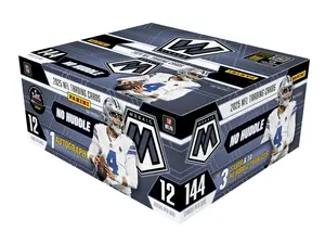 2025 MOSAIC NO HUDDLE HOBBY BOX **CHASE 1/1 BLACK DISCOS!**