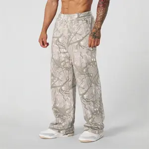 Mens  Camo Baggy Sweats Joggers Comfort Sweatpants S-4XL